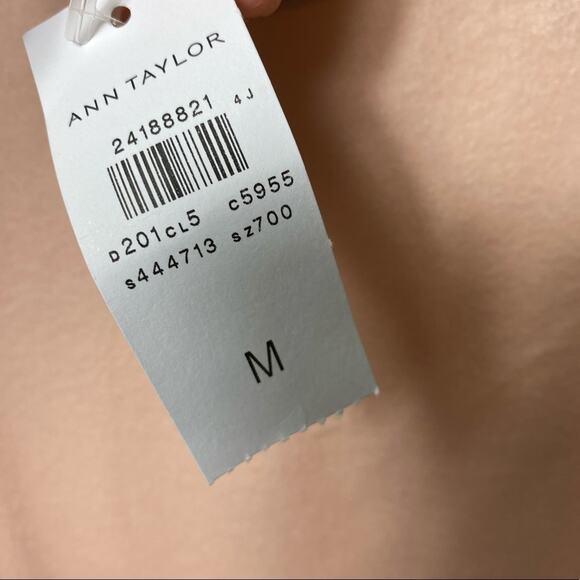 Ann Taylor Velvet Pink Women Medium Tank BRAND NEW WITH TAGS - Picture 4 of 5